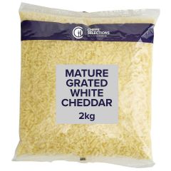 Grated White Mature Cheddar (Chefs Selections)