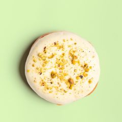 White Chocolate & Pistachio Doughnuts (Planet Doughnut)
