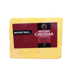 300619C Mature Coloured Cheddar 2.5kg Half Block (Minstrel)