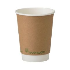 309258S Double Wall Brown Cup 12oz (Edenware)