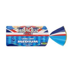 206521C Medium Sliced White Bread (Braces)