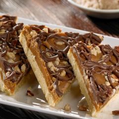 205520C Salted Caramel & Nut Slice (Handmade)