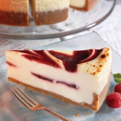 205891S Raspberry & White Chocolate Cheese Brulee (Sweet Street)