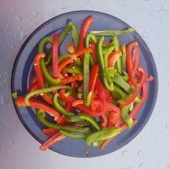 500444C Prepared Sliced Red & Green Peppers (pre-order)