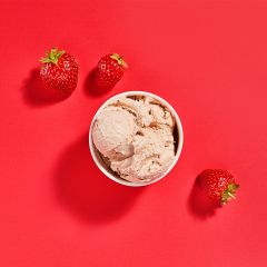 Strawberry & Cream Gelato (Three Hills)