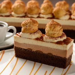 206548C Caramel Cream Bar Gateau (Chantilly)