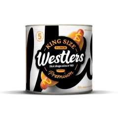 302202S King Size Hot Dogs 5.25" (Westlers)