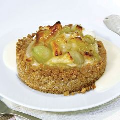 204093C Gooseberry & Apple Treacle Crumble Tart (Ladybird)