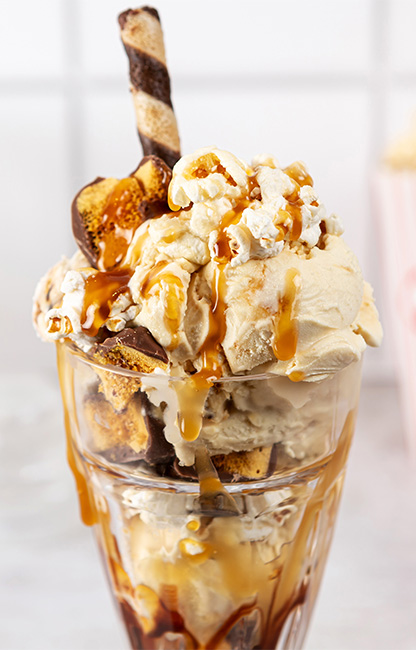 lakes popcorn ice cream